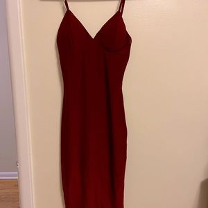Wine Color Dress
